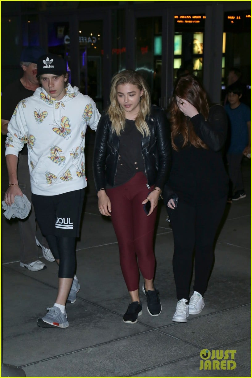 Chloe Moretz & Brooklyn Beckham Watch a Movie with Her BFF Meghan