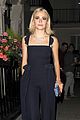 pixie lott leaves theater navy blue outfit 01