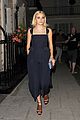 pixie lott leaves theater navy blue outfit 09