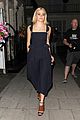 pixie lott leaves theater navy blue outfit 10