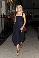 pixie lott leaves theater navy blue outfit 11