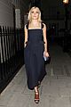 pixie lott leaves theater navy blue outfit 12