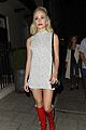 pixie lott red boots red hat london 01