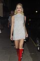 pixie lott red boots red hat london 10