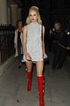 pixie lott red boots red hat london 15