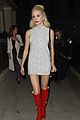 pixie lott red boots red hat london 16
