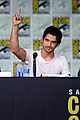 tyler posey does flashdance wet t shirt dance for comic con 11