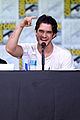tyler posey does flashdance wet t shirt dance for comic con 13