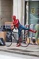 spider man swings into action on set 19