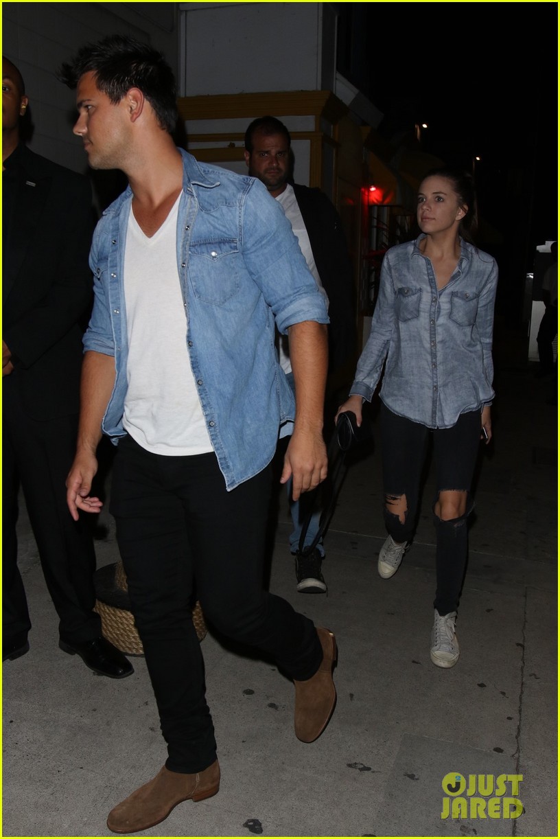 taylor lautner date night nice guy after comic con 13