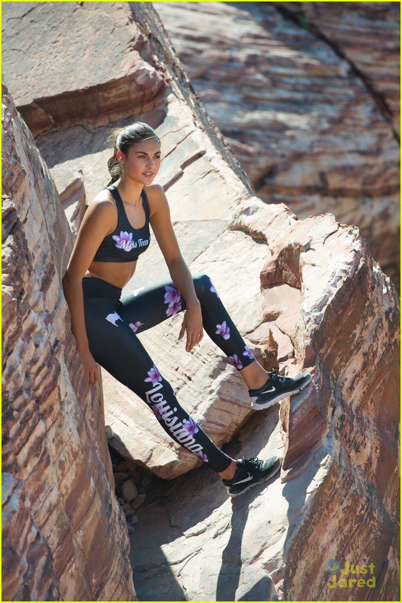 miss teen usa red rock yoga athleisure outing 18