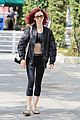 lily collins enjoys a day off in la00910