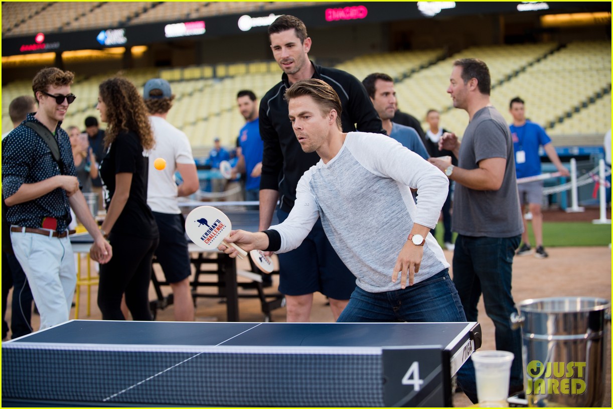 derek hough kershaw ping pong event lunch 04