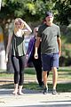 elle fanning works out with her dad00201
