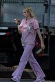 emma roberts pink scrubs queens coffee pickup 09