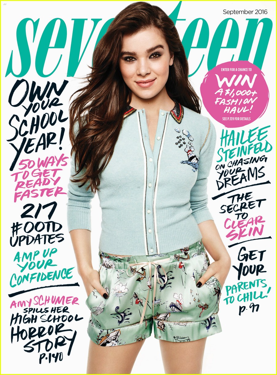 hailee steinfeld covers seventeen magazine september issue 02