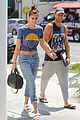 taylor hill hangs with boyfriend michael stephen shank after returning from paris 14