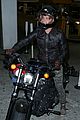 josh hutcherson rides his motorcycle to the movies00608mytext