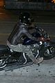 josh hutcherson rides his motorcycle to the movies00709mytext