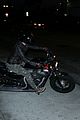 josh hutcherson rides his motorcycle to the movies01818mytext