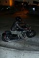 josh hutcherson rides his motorcycle to the movies01919mytext