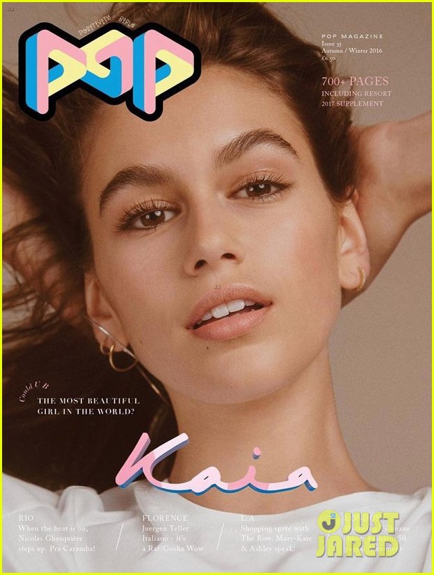 kaia gerber covers the september issue of pop magazine101