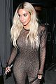 kim kardashian goes blonde flaunts thin figure dinner kendall jenner 09