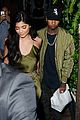 kylie jenner tyga dinner il cielo green outfits 19