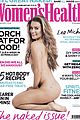 lea michele naked womens health uk magazine 02
