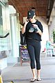 lea michele carries shoes soul cycle class 06