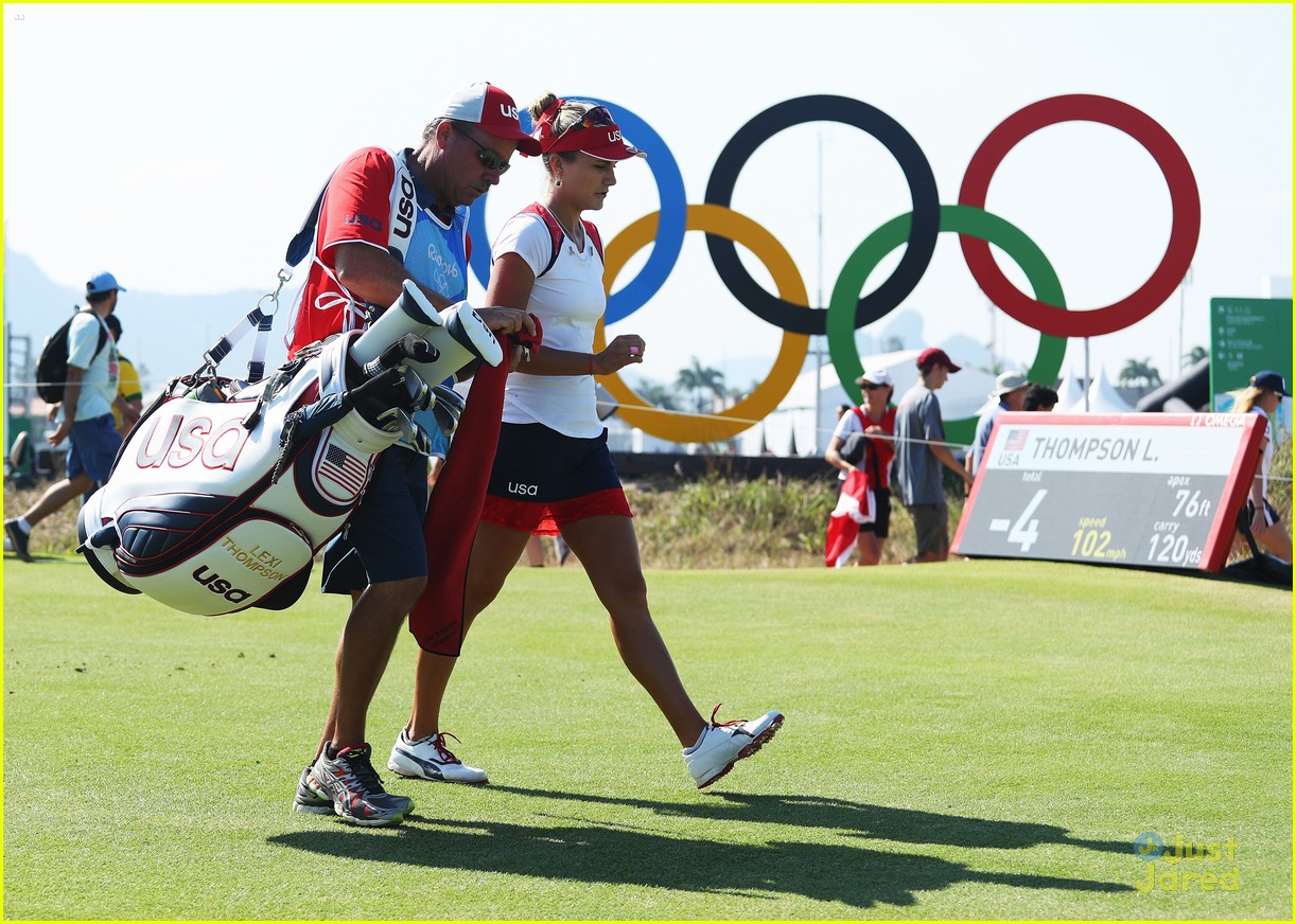 lexi thompson tied 7th after round one rio olympics 03