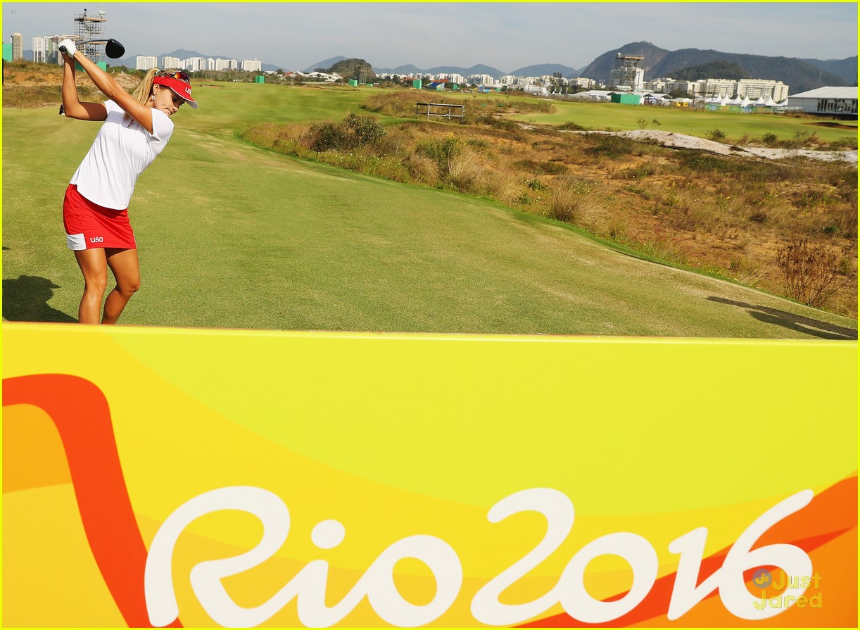 lexi thompson tied 7th after round one rio olympics 12
