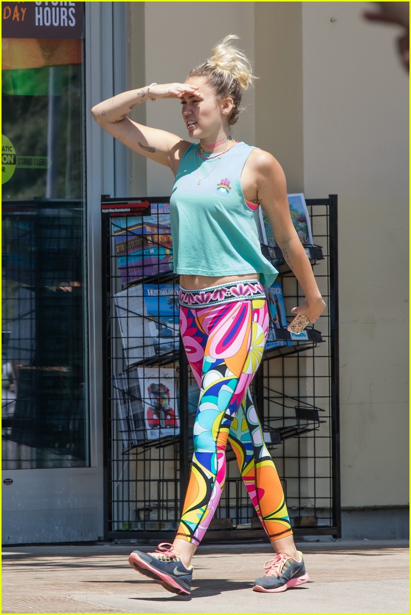 miley cyrus have an afternoon lunch date 12