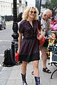 pixie lott ditches shoes while leaving theatre weds night 07