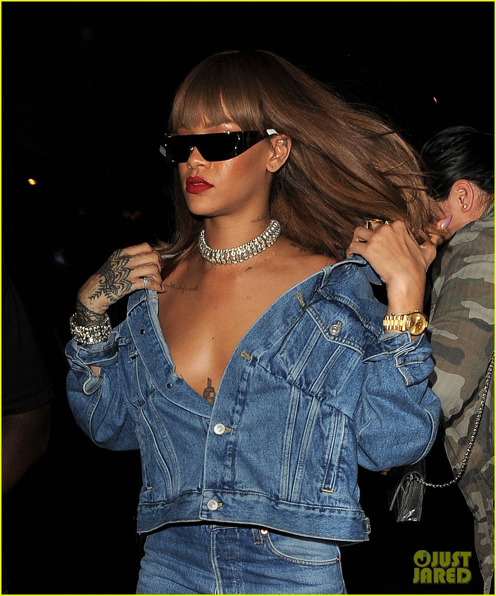 rihanna and justin bieber party together at a nightclub in london 19