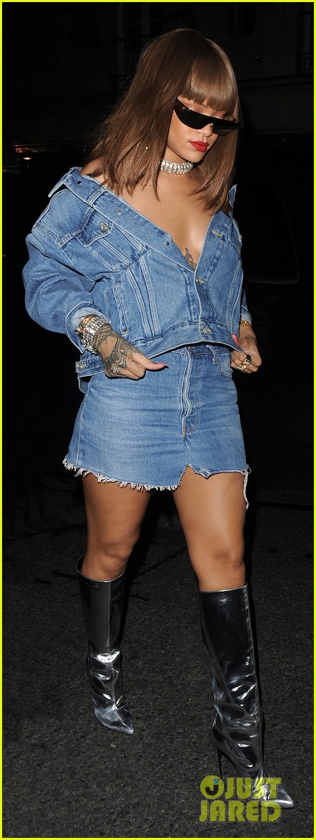 rihanna and justin bieber party together at a nightclub in london 22
