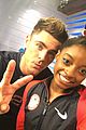 simone biles got a kiss on the cheek from zac efron 02