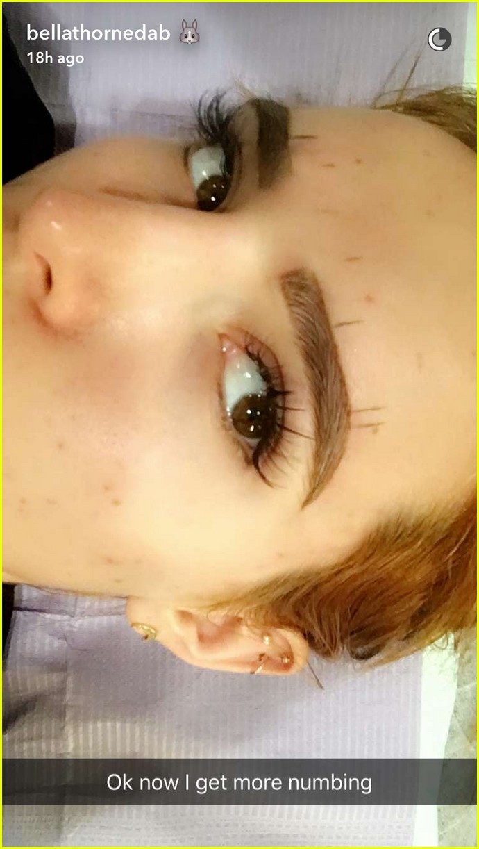 bella thorne tattoos her eyebrows 11
