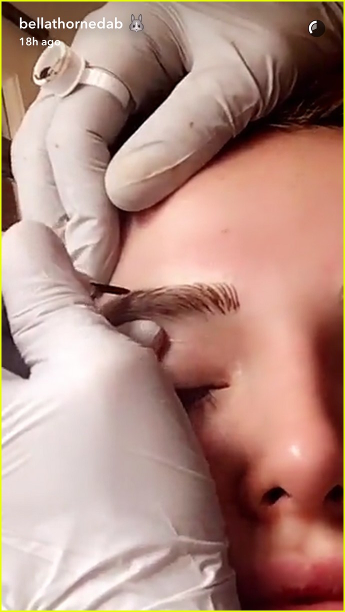 bella thorne tattoos her eyebrows 18