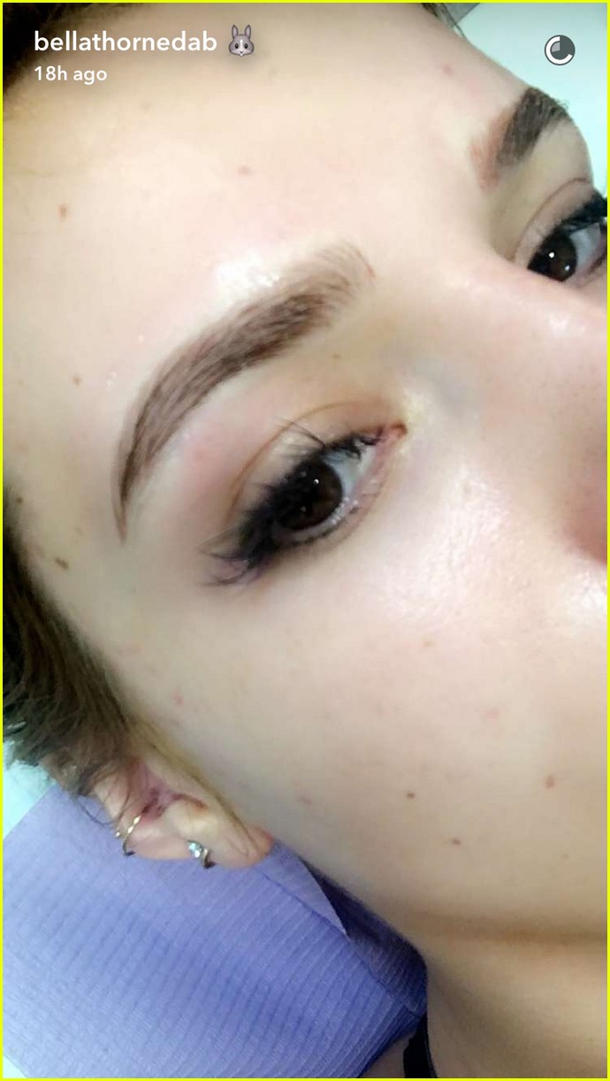 bella thorne tattoos her eyebrows 19