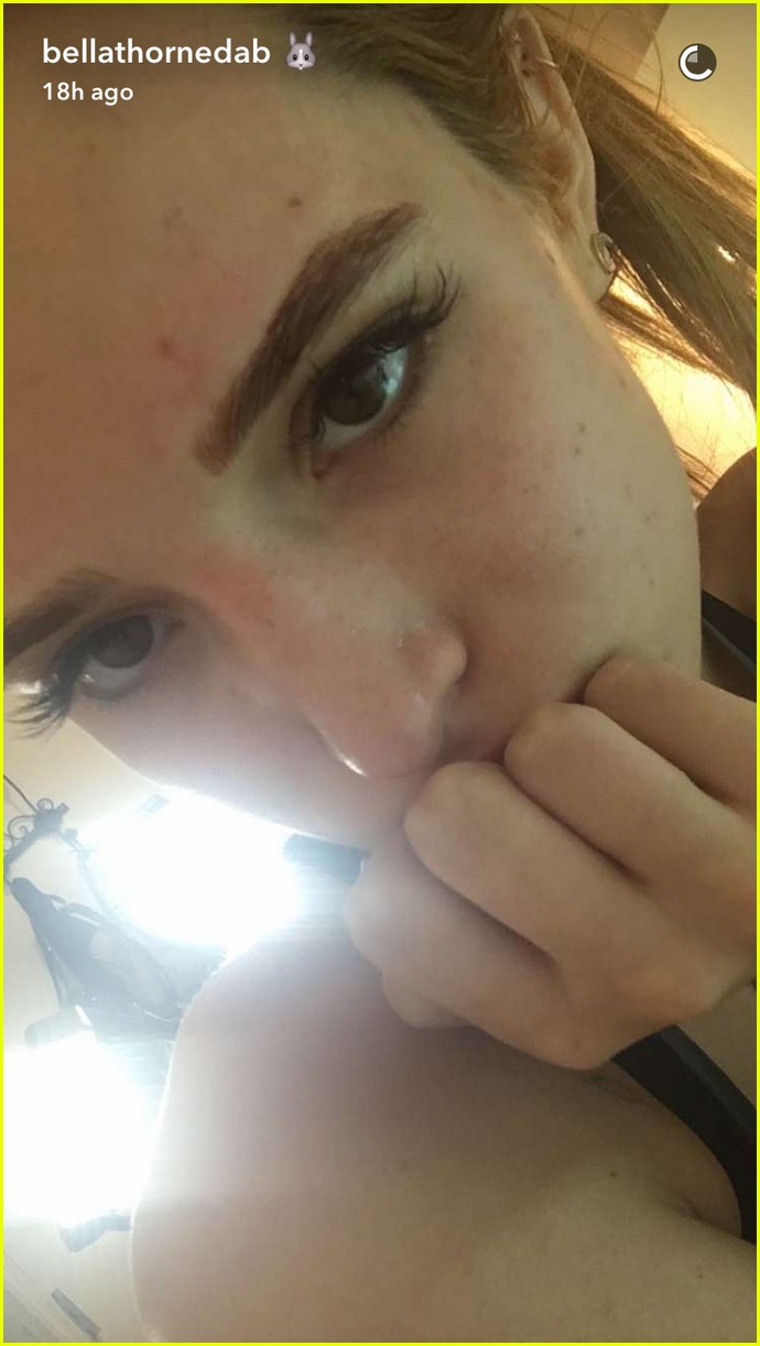 bella thorne tattoos her eyebrows 20