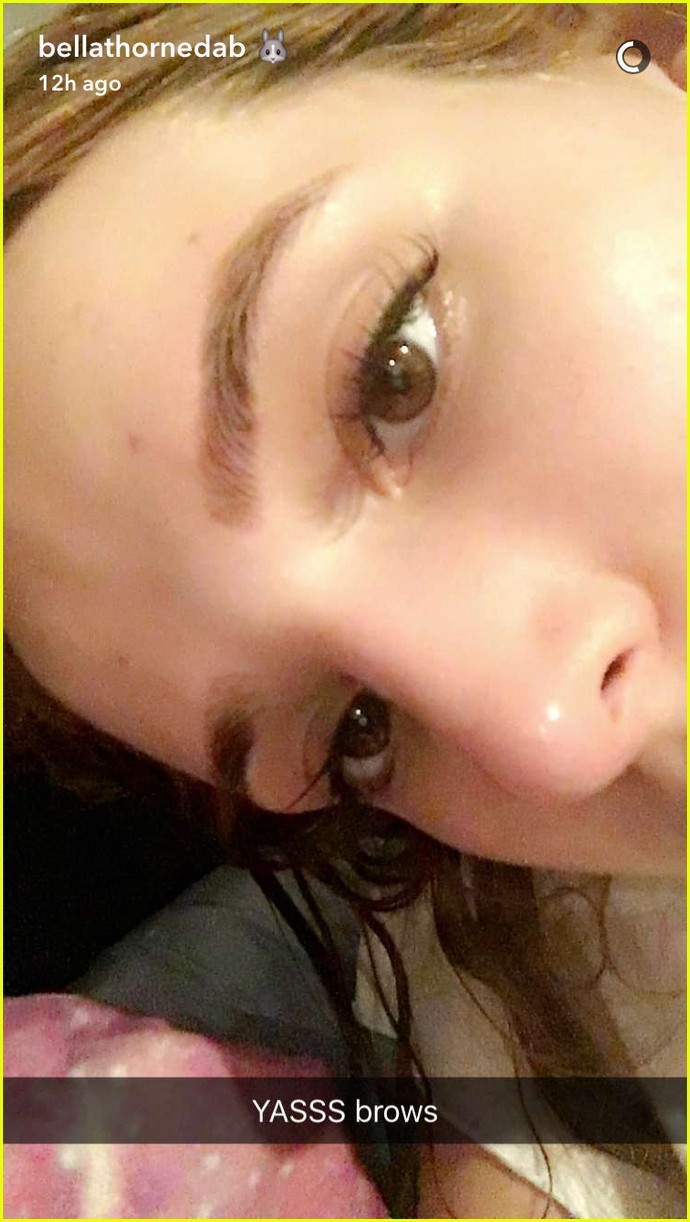 bella thorne tattoos her eyebrows 26