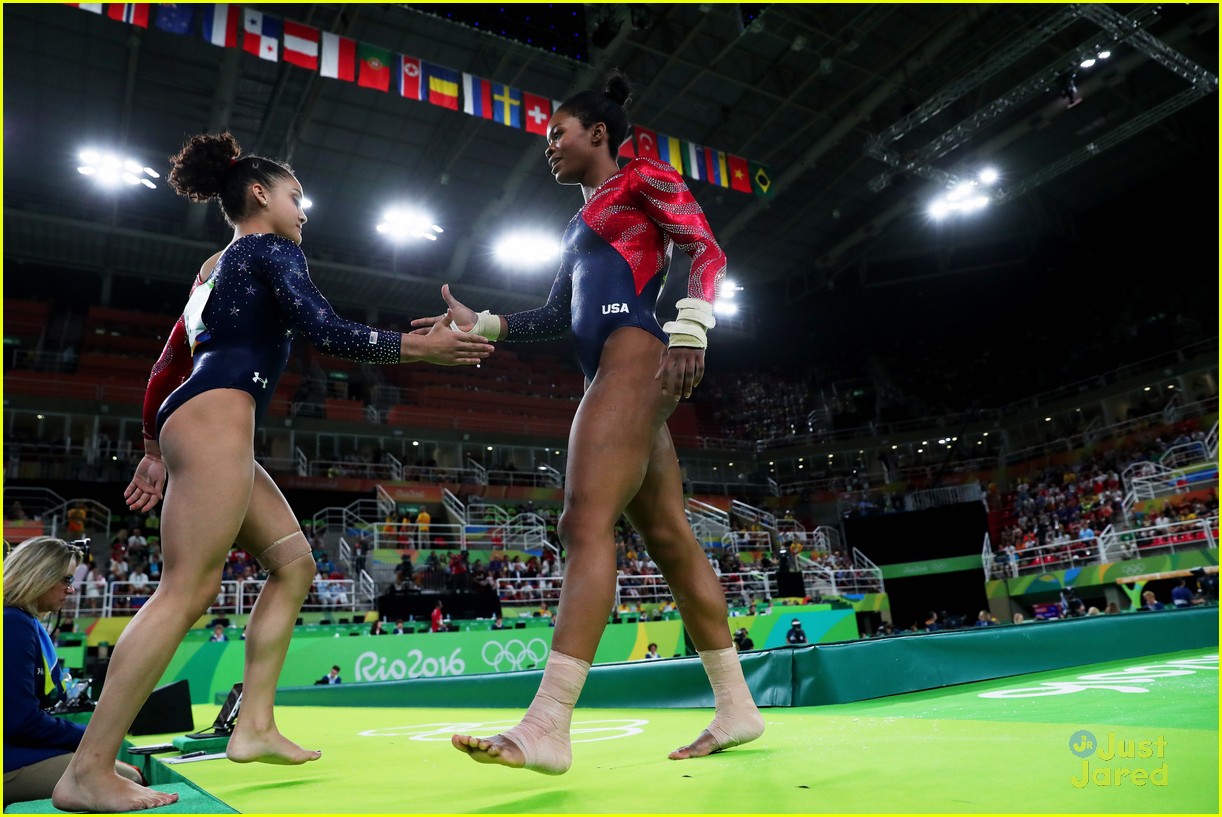 womens gymnastics team dominated qualify round rio olympics 13