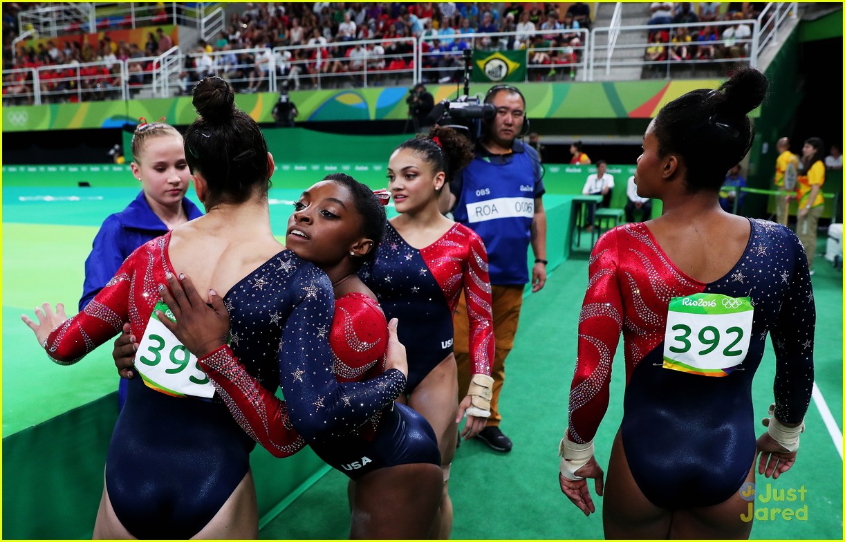 womens gymnastics team dominated qualify round rio olympics 14