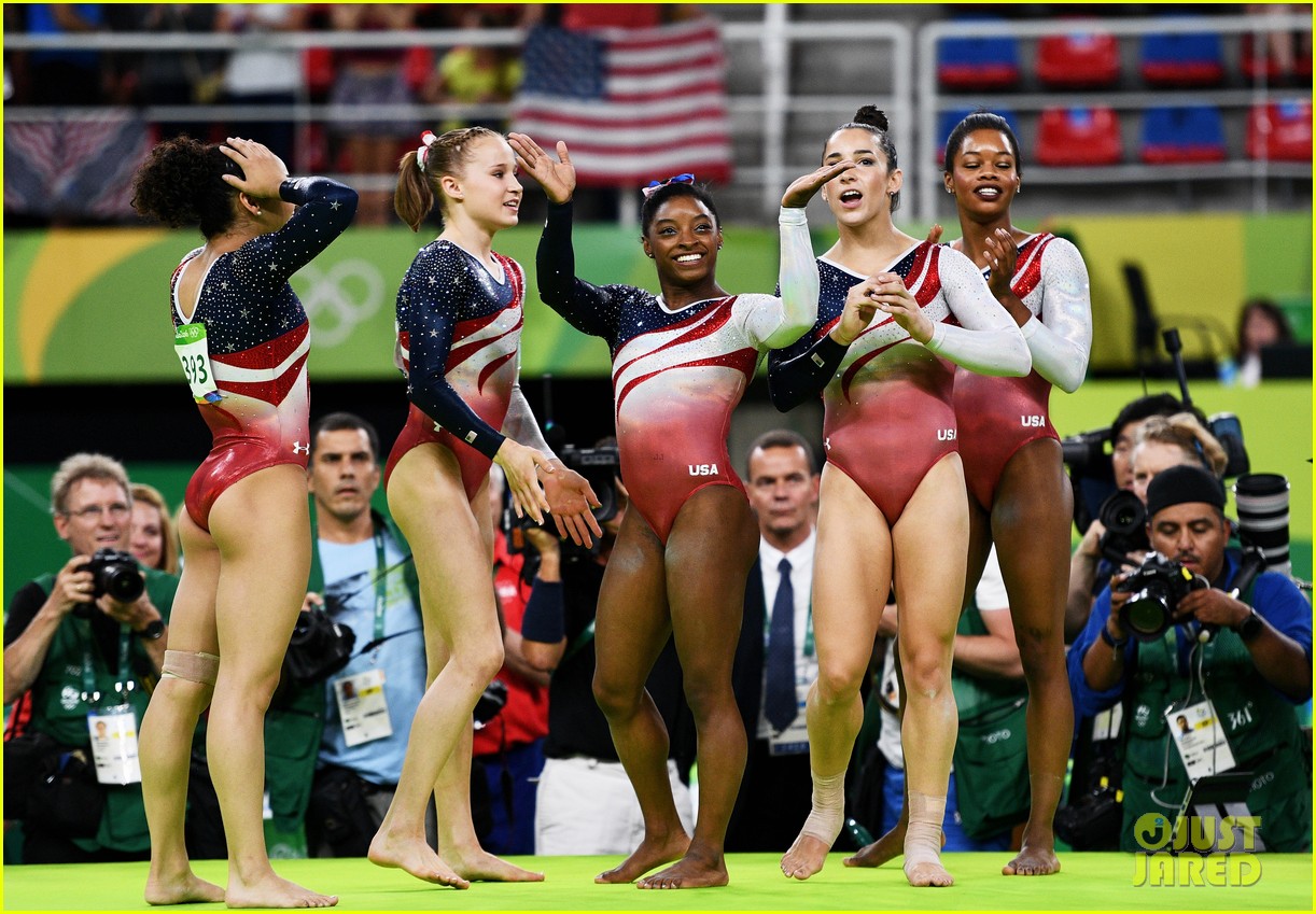 usa womens gymnastics team wins gold medal at rio olympics 2016 03