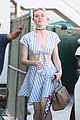 elle fanning heads to the hair salon for a weekend appointment 01