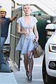 elle fanning heads to the hair salon for a weekend appointment 06