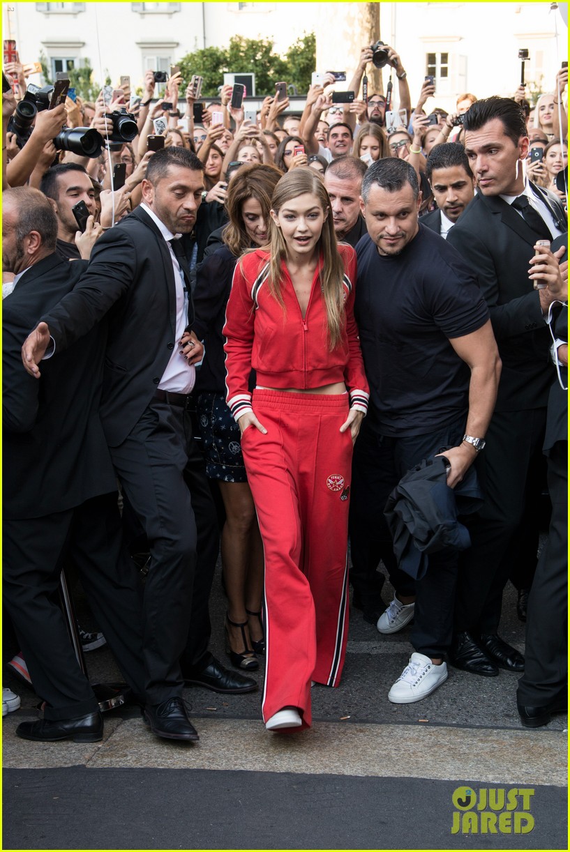 gigi hadid steps out for tommyxgigi launch event in milan 07