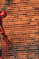 tom holland performs his own spider man stunts on nyc fire escape 20