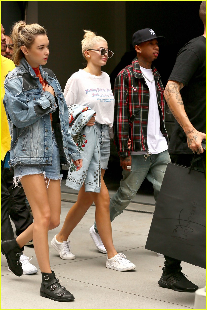 kylie jenner tyga head out day three nyfw 13